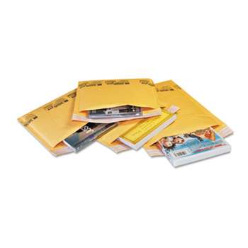 ANLE PAPER/SEALED AIR CORP. Jiffylite Self-Seal Mailer, Contemporary Seam, 6 x 10, Golden Brown