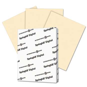 INTERNATIONAL PAPER Digital Index Color Card Stock, 110 lb, 8 1/2 x 11, Ivory, 250 Sheets/Pack