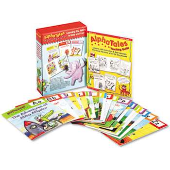 SCHOLASTIC INC. Alpha Tales Learning Library Set, Grades K-1, Softcover, 16 Pages