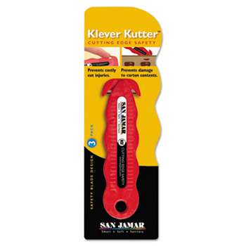 THE COLMAN GROUP, INC Klever Kutter Safety Cutter, 1 Razor Blade, Red