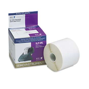 Seiko SLPSRL Bulk Self-Adhesive Wide Shipping Labels, 2-1/8 x 4, White, 220/Box