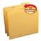 SMEAD MANUFACTURING CO. File Folders, 1/3 Cut, Reinforced Top Tab, Letter, Goldenrod, 100/Box