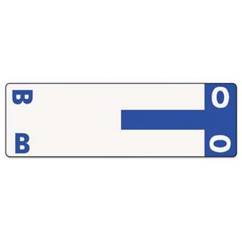 SMEAD MANUFACTURING CO. Alpha-Z Color-Coded First Letter Name Labels, B & O, Dark Blue, 100/Pack