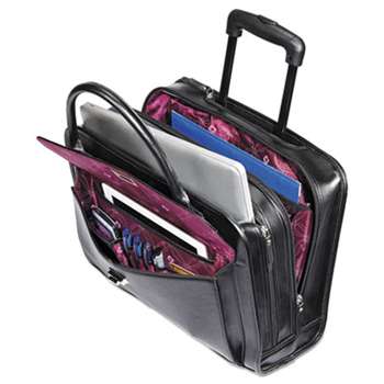 SAMSONITE CORP/LUGGAGE DIV Women's Rolling Mobile Office, 16 1/2 x 6 x 12 3/4, Black