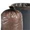 STOUT 100% Recycled Plastic Garbage Bag, 55-60gal, 1.5mil, 38x60, Brown/Black, 100/CT