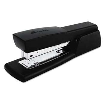 ACCO BRANDS, INC. Light-Duty Full Strip Desk Stapler, 20-Sheet Capacity, Black
