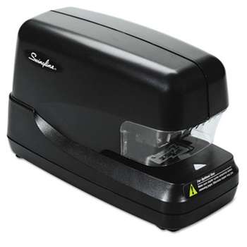ACCO BRANDS, INC. High-Capacity Flat Clinch Electric Stapler with Jam Release, 70-Sheet Cap, Black