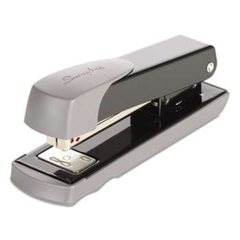 ACCO BRANDS, INC. Compact Commercial Stapler, Half Strip, 20-Sheet Capacity, Black