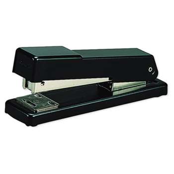 ACCO BRANDS, INC. Compact Desk Stapler, Half Strip, 20-Sheet Capacity, Black