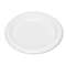 TABLEMATE PRODUCTS, CO. Plastic Dinnerware, Plates, 7" dia, White, 125/Pack