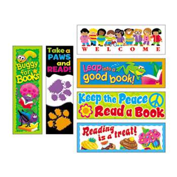 TREND ENTERPRISES, INC. Bookmark Combo Packs, Celebrate Reading Variety #1, 2w x 6h, 216/Pack