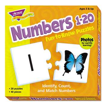 TREND ENTERPRISES, INC. Fun to Know Puzzles, Numbers 1-20