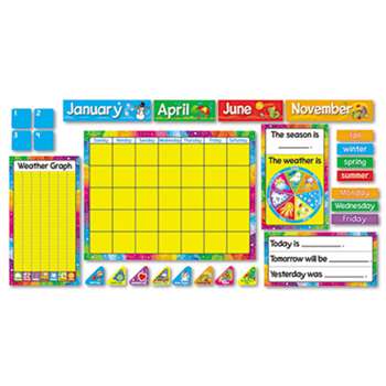 TREND ENTERPRISES, INC. Year Around Calendar Bulletin Board Set, 22" x 17"