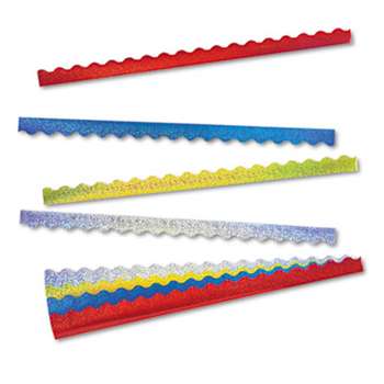 TREND ENTERPRISES, INC. Terrific Trimmers Sparkle Border Variety Pack, 2 1/4 x 39 Panels, Asstd, 40/Set