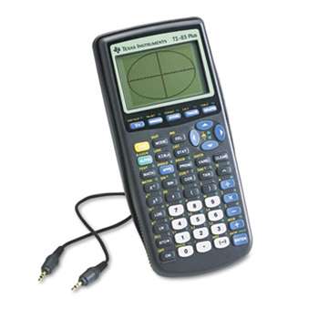 TEXAS INSTRUMENTS TI-83Plus Programmable Graphing Calculator, 10-Digit LCD