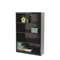 TENNSCO Metal Bookcase, Four-Shelf, 34-1/2w x 13-1/2d x 52-1/2h, Black