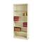 TENNSCO Metal Bookcase, Six-Shelf, 34-1/2w x 13-1/2h x 78h, Putty