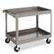 TENNSCO Two-Shelf Metal Cart, 24w x 36d x 32h, Gray