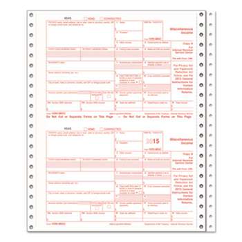 TOPS BUSINESS FORMS 1099-DIV Tax Forms, 5-Part, 5 1/2 x 8, Inkjet/Laser, 76 1099s & 1 1096