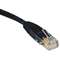 TRIPPLITE CAT5e Molded Patch Cable, 25 ft., Black