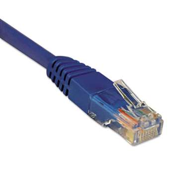 TRIPPLITE CAT5e Molded Patch Cable, 25 ft., Blue