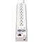 TRIPPLITE SK6-6 Protect It! Surge Suppressor, 8 Outlets, 8 ft Cord, 1080 Joules, White