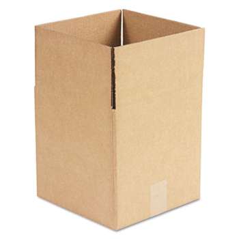 General Supply 101010 Brown Corrugated - Cubed Fixed-Depth Shipping Boxes, 10l x 10w x 10h, 25/Bundle