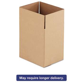 GENERAL SUPPLY Brown Corrugated - Fixed-Depth Shipping Boxes, 11 1/4l x 8 3/4w x 12h, 25/Bundle