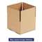 GENERAL SUPPLY Brown Corrugated - Fixed-Depth Shipping Boxes, 6l x 4w x 4h, 25/Bundle