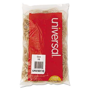 UNIVERSAL OFFICE PRODUCTS Rubber Bands, Size 18, 3 x 1/16, 1600 Bands/1lb Pack