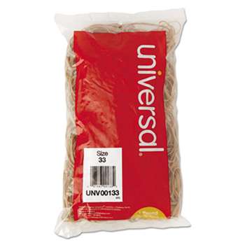 UNIVERSAL OFFICE PRODUCTS Rubber Bands, Size 33, 3-1/2 x 1/8, 640 Bands/1lb Pack