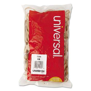 UNIVERSAL OFFICE PRODUCTS Rubber Bands, Size 64, 3-1.2 x 1/4, 320 Bands/1lb Pack