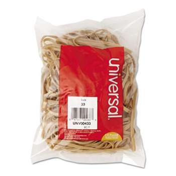 UNIVERSAL OFFICE PRODUCTS Rubber Bands, Size 33, 3-1/2 x 1/8, 160 Bands/1/4lb Pack