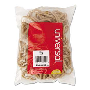 UNIVERSAL OFFICE PRODUCTS Rubber Bands, Size 117, 7 x 1/8, 50 Bands/1/4lb Pack