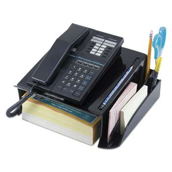 Universal 08116 Telephone Stand and Message Center, 12 1/4 x 10 1/2 x 5 1/4, Black