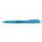 UNIVERSAL OFFICE PRODUCTS Pocket Clip Highlighter, Chisel Tip, Fluorescent Blue Ink, Dozen