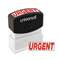 UNIVERSAL OFFICE PRODUCTS Message Stamp, URGENT, Pre-Inked One-Color, Red