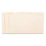 UNIVERSAL OFFICE PRODUCTS File Folders, 1/3 Cut Assorted, One-Ply Top Tab, Legal, Manila, 100/Box