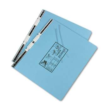 UNIVERSAL OFFICE PRODUCTS Pressboard Hanging Data Binder, 14-7/8 x 11 Unburst Sheets, Light Blue