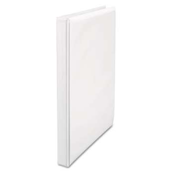 UNIVERSAL OFFICE PRODUCTS Economy Round Ring View Binder, 1/2" Capacity, White