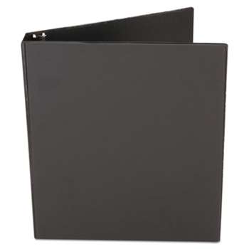 UNIVERSAL OFFICE PRODUCTS Economy Non-View Round Ring Binder, 1/2" Capacity, Black