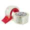 UNIVERSAL OFFICE PRODUCTS Heavy-Duty Acrylic Box Sealing Tape w/Disp, 48mm x 50m, 3" Core, Clear, 2/Pack
