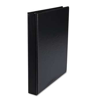 UNIVERSAL OFFICE PRODUCTS Economy Non-View Round Ring Binder, 1" Capacity, Black