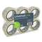 UNIVERSAL OFFICE PRODUCTS Heavy-Duty Acrylic Box Sealing Tape, 48mm x 50m, 3" Core, Clear, 6/Pack