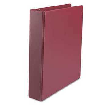 UNIVERSAL OFFICE PRODUCTS Economy Non-View Round Ring Binder, 1 1/2" Capacity, Burgundy