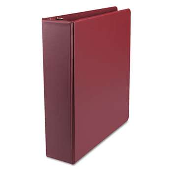 UNIVERSAL OFFICE PRODUCTS Economy Non-View Round Ring Binder, 2" Capacity, Burgundy