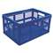 UNIVERSAL OFFICE PRODUCTS Filing/Storage Tote Storage Box, Plastic, 20-1/8 x 14-5/8 x 10-3/4, Blue