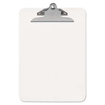 UNIVERSAL OFFICE PRODUCTS Plastic Clipboard with High Capacity Clip, 1" Capacity, Holds 8 1/2 x 12, Clear
