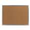UNIVERSAL OFFICE PRODUCTS Bulletin Board, Natural Cork, 24 x 18, Satin-Finished Aluminum Frame