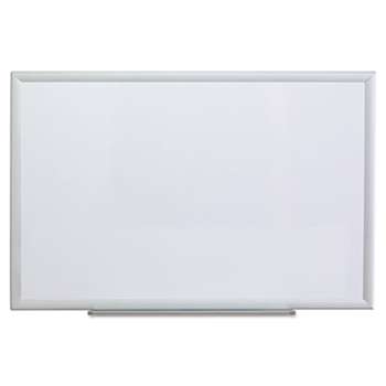 UNIVERSAL OFFICE PRODUCTS Dry Erase Board, Melamine, 36 x 24, Aluminum Frame